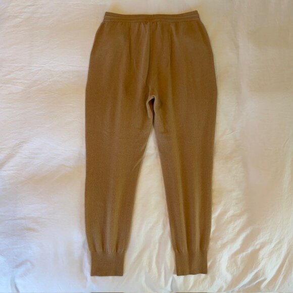 NAADAM Signature 100% Cashmere 2-Pc Lounge Set Camel Tan Large - Picture 11 of 15